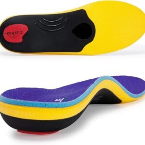 Heavy Duty Support Pain Relief Orthotics Plantar Fasciitis High Arch Support Insoles for Men Women