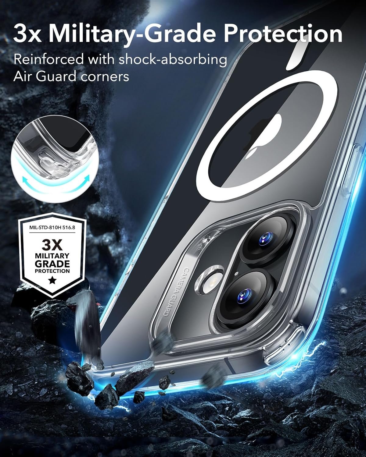 iPhone 16 Case, Compatible with MagSafe, Shockproof Military-Grade Protection - Image 5